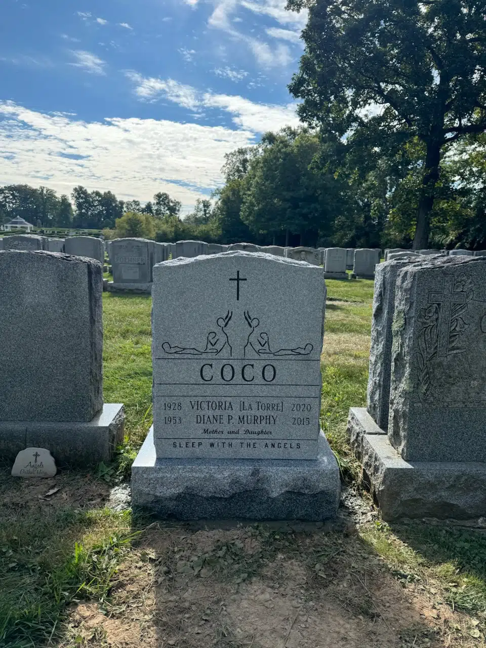 Bronze Headstone hand-carved by Bronze Memorial Shop in NJ — image 6